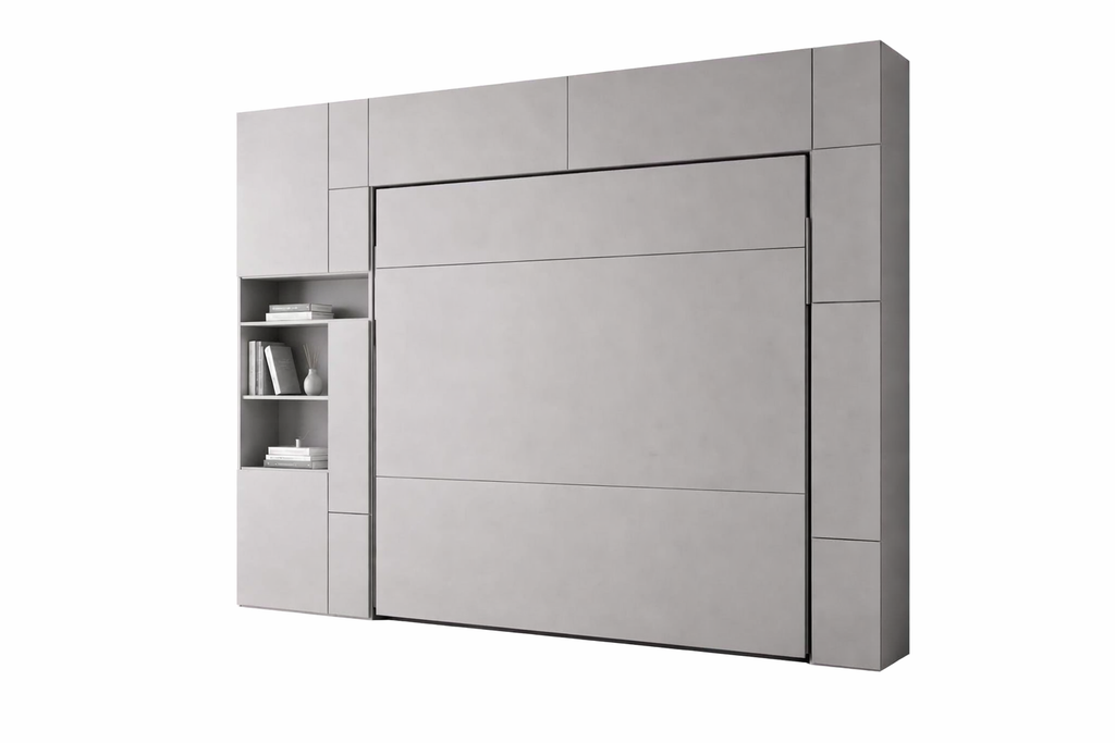 Cloakroom system closed three-section