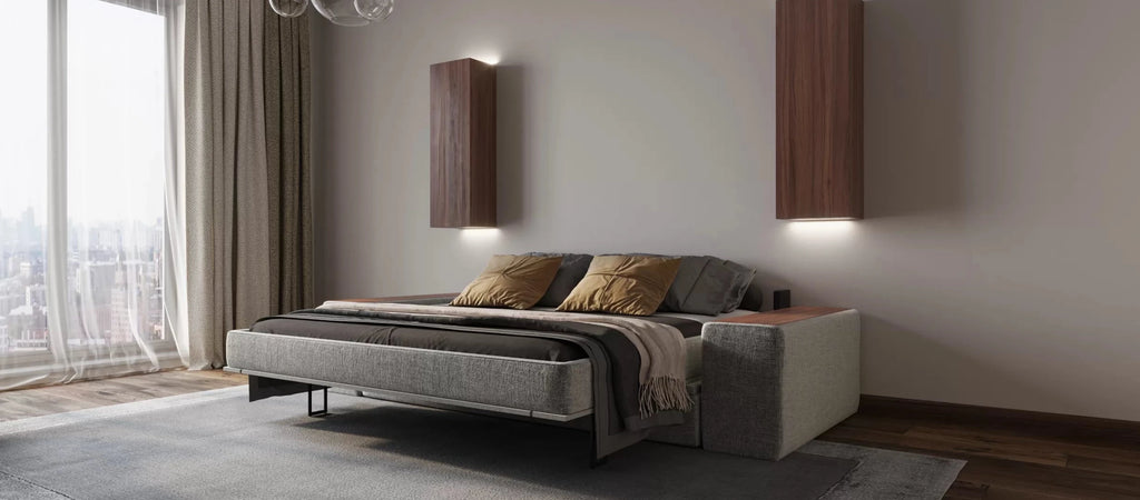 Transformer bed with MONO MODULE 2.0 sofa