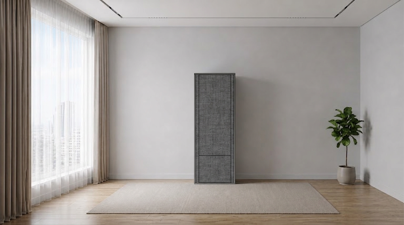 Cloakroom system is a closed five-section