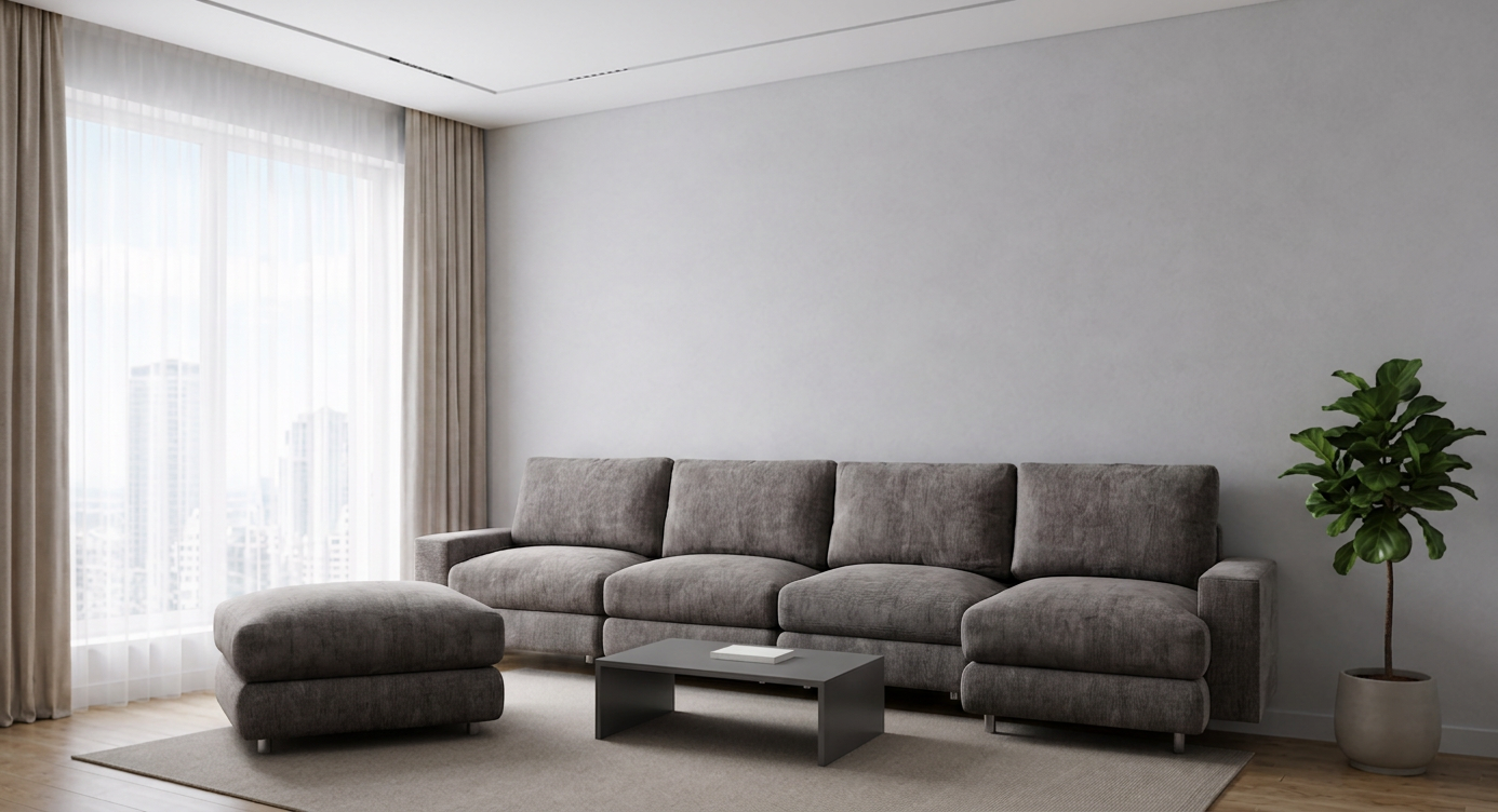 Sofa VIMLE 3-seater sofa without a bed beige